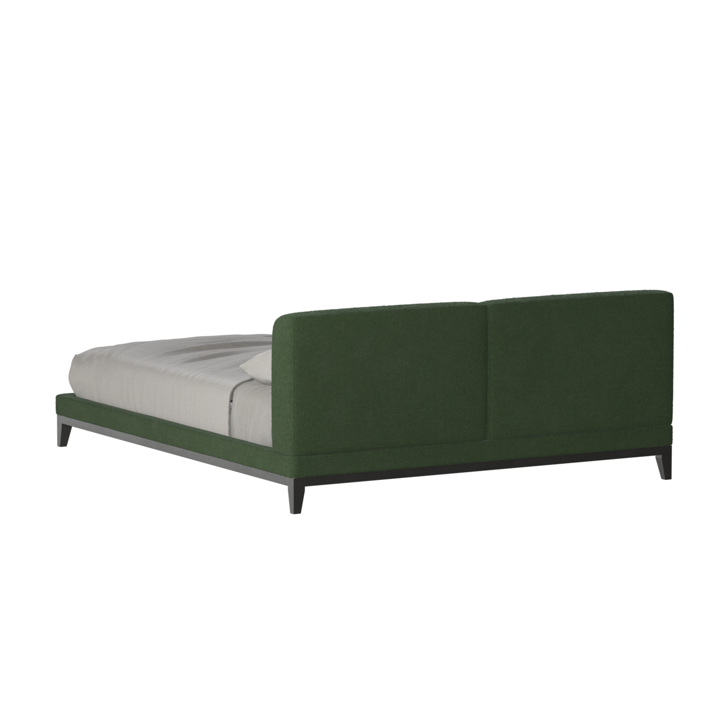 Infinity Upholstered Double Bed with Elegant Headboard