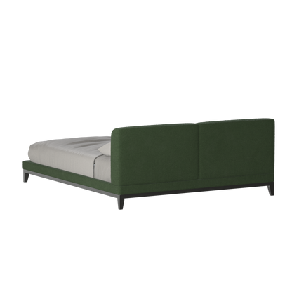Infinity Upholstered Double Bed with Elegant Headboard