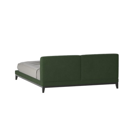 Infinity Upholstered Double Bed with Elegant Headboard