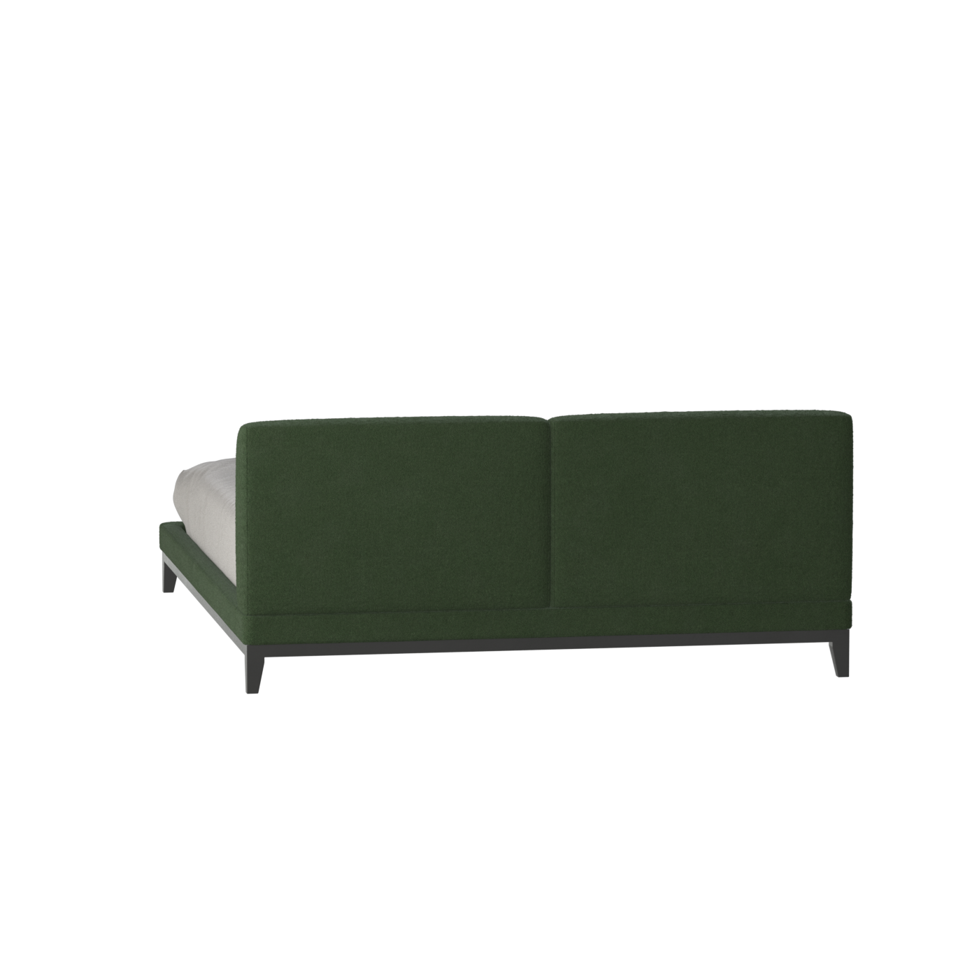 Infinity Upholstered Double Bed with Elegant Headboard