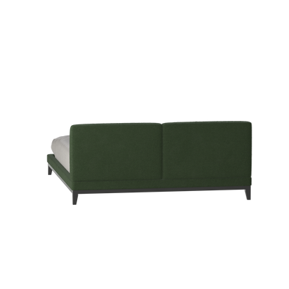 Infinity Upholstered Double Bed with Elegant Headboard