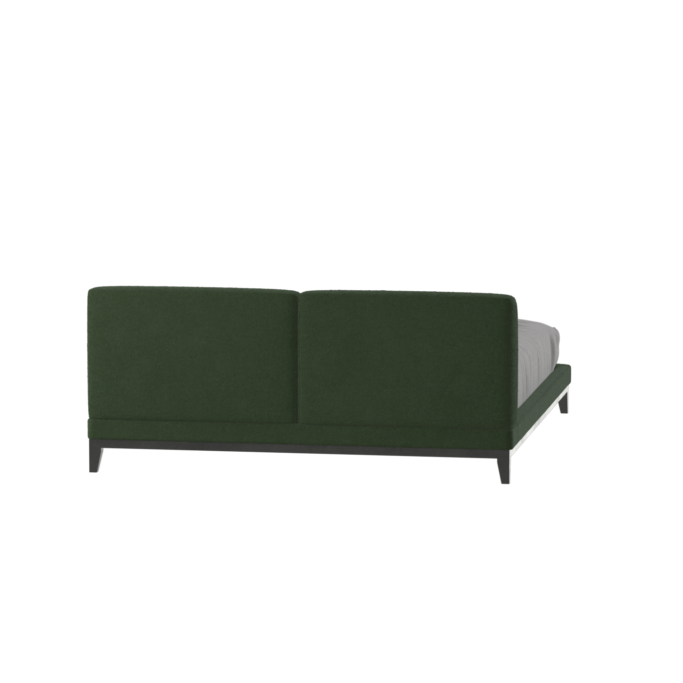 Infinity Upholstered Double Bed with Elegant Headboard