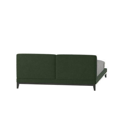 Infinity Upholstered Double Bed with Elegant Headboard
