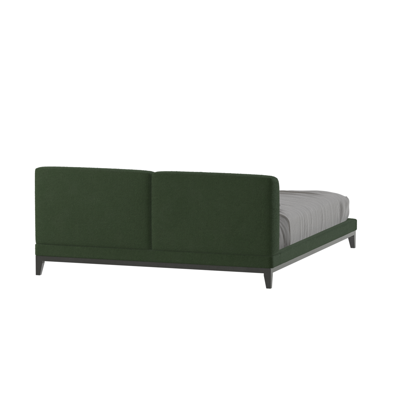 Infinity Upholstered Double Bed with Elegant Headboard