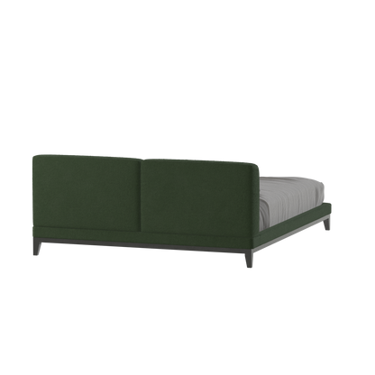 Infinity Upholstered Double Bed with Elegant Headboard