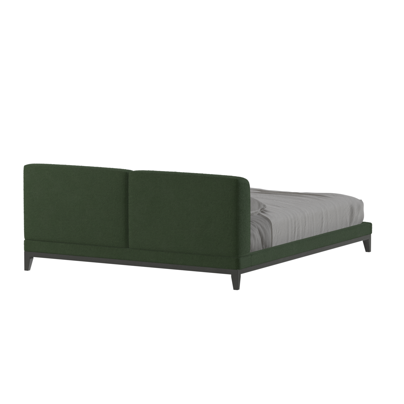 Infinity Upholstered Double Bed with Elegant Headboard