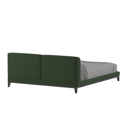 Infinity Upholstered Double Bed with Elegant Headboard