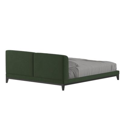 Infinity Upholstered Double Bed with Elegant Headboard