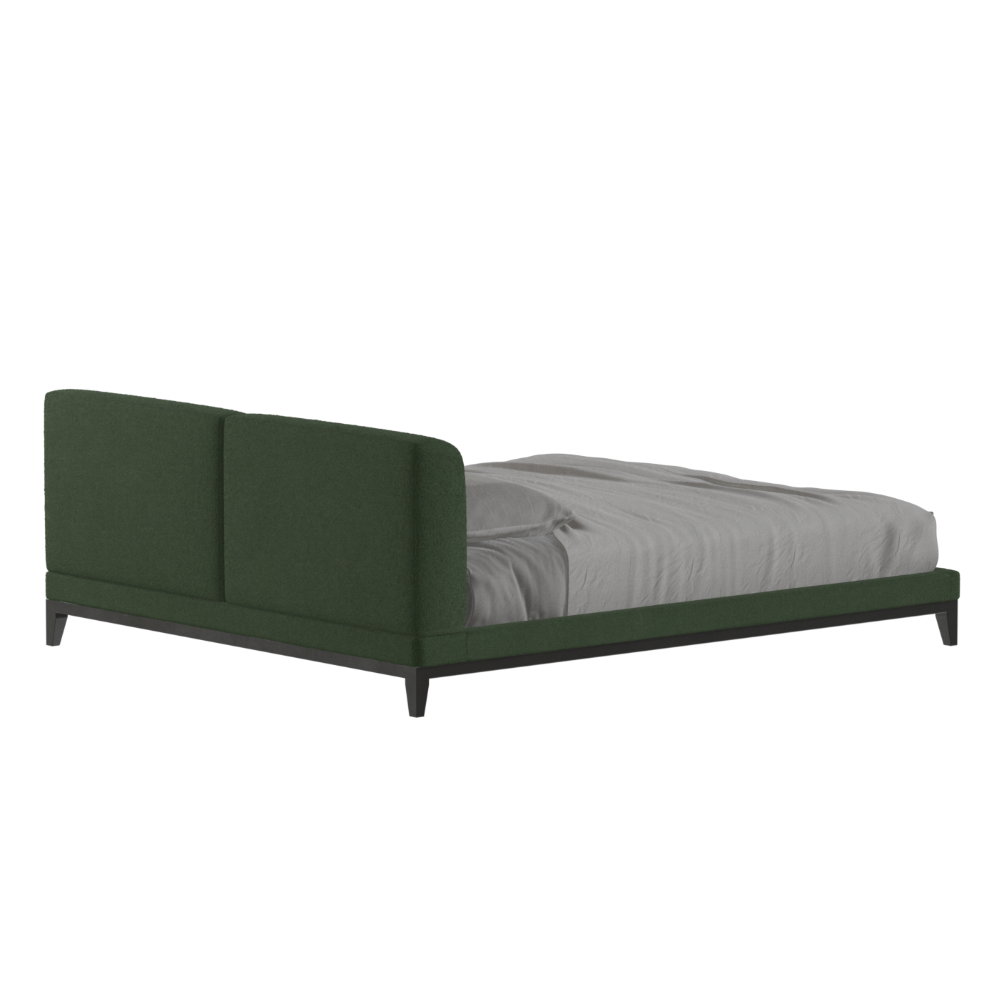 Infinity Upholstered Double Bed with Elegant Headboard
