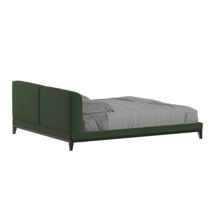 Infinity Upholstered Double Bed with Elegant Headboard