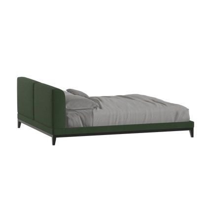 Infinity Upholstered Double Bed with Elegant Headboard