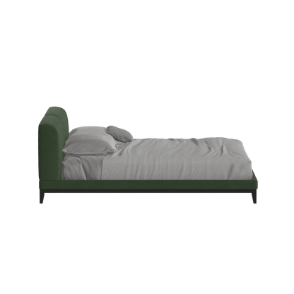 Infinity Upholstered Double Bed with Elegant Headboard