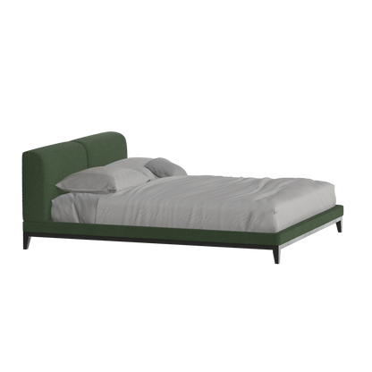 Infinity Upholstered Double Bed with Elegant Headboard