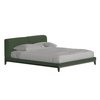 Infinity Upholstered Double Bed with Elegant Headboard