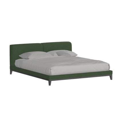 Infinity Upholstered Double Bed with Elegant Headboard