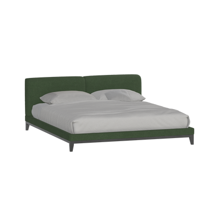 Infinity Upholstered Double Bed with Elegant Headboard