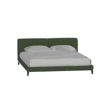 Infinity Upholstered Double Bed with Elegant Headboard
