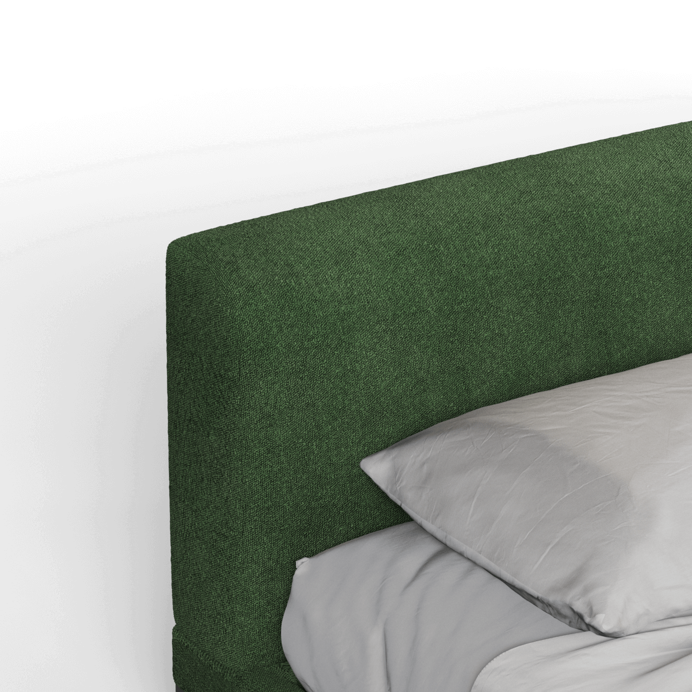 Infinity Upholstered Double Bed with Elegant Headboard