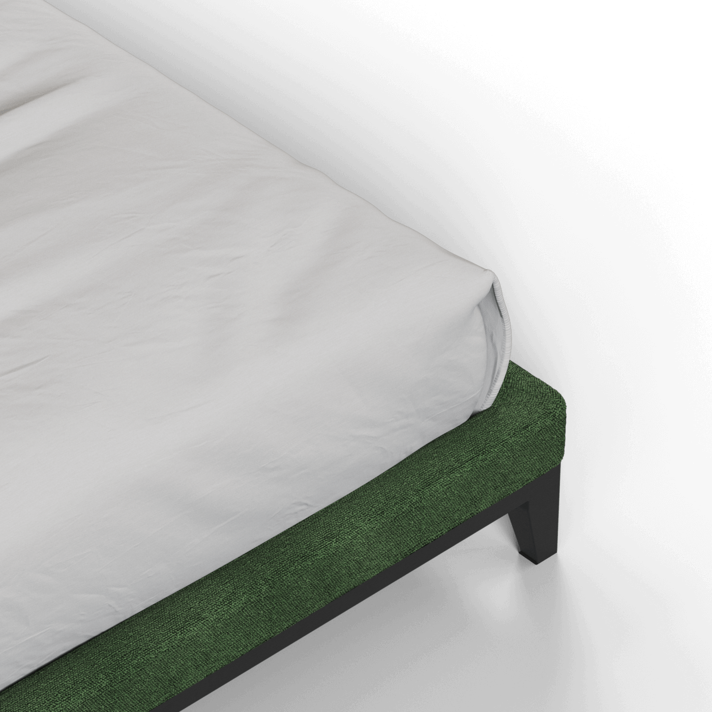 Infinity Upholstered Double Bed with Elegant Headboard