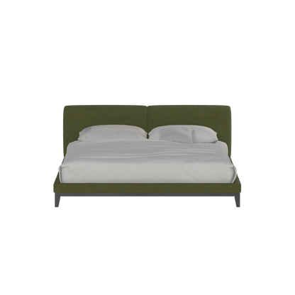 Infinity Upholstered Double Bed with Elegant Headboard