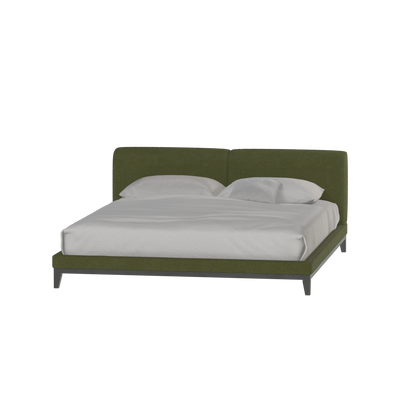 Infinity Upholstered Double Bed with Elegant Headboard