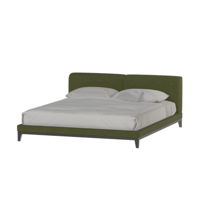Infinity Upholstered Double Bed with Elegant Headboard