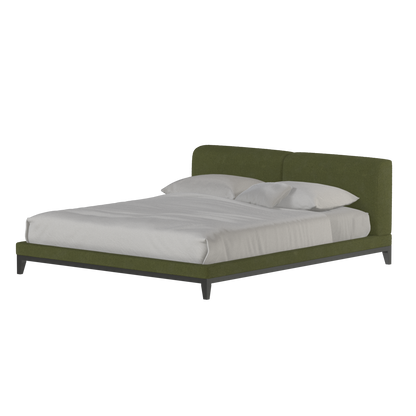 Infinity Upholstered Double Bed with Elegant Headboard