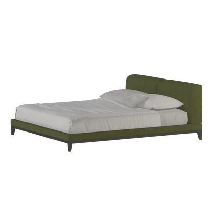 Infinity Upholstered Double Bed with Elegant Headboard