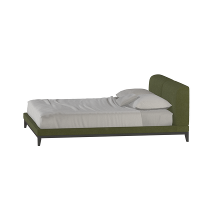 Infinity Upholstered Double Bed with Elegant Headboard
