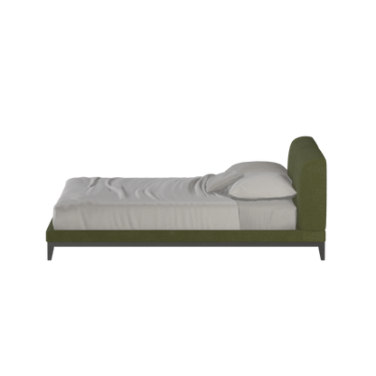 Infinity Upholstered Double Bed with Elegant Headboard