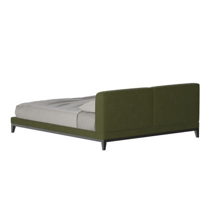Infinity Upholstered Double Bed with Elegant Headboard