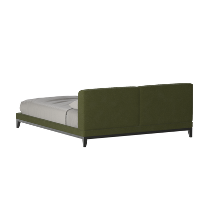 Infinity Upholstered Double Bed with Elegant Headboard