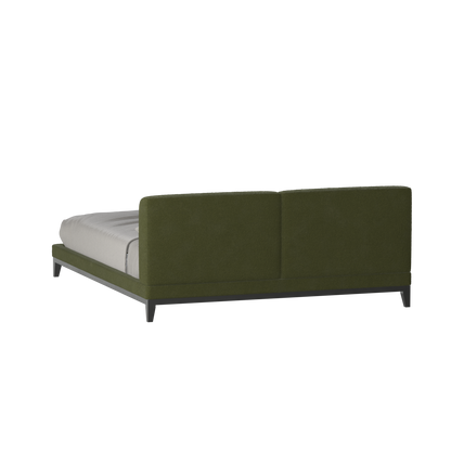Infinity Upholstered Double Bed with Elegant Headboard