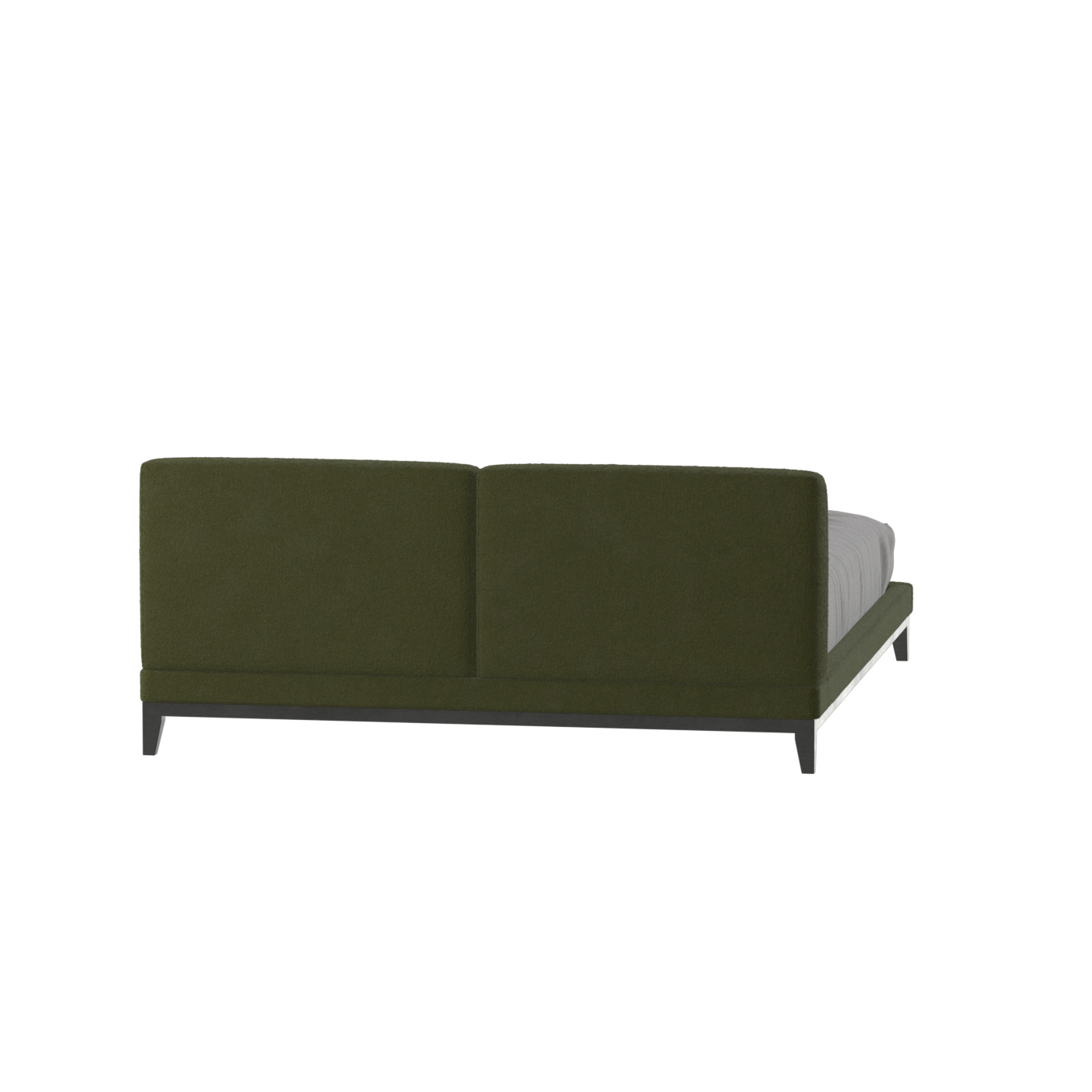 Infinity Upholstered Double Bed with Elegant Headboard