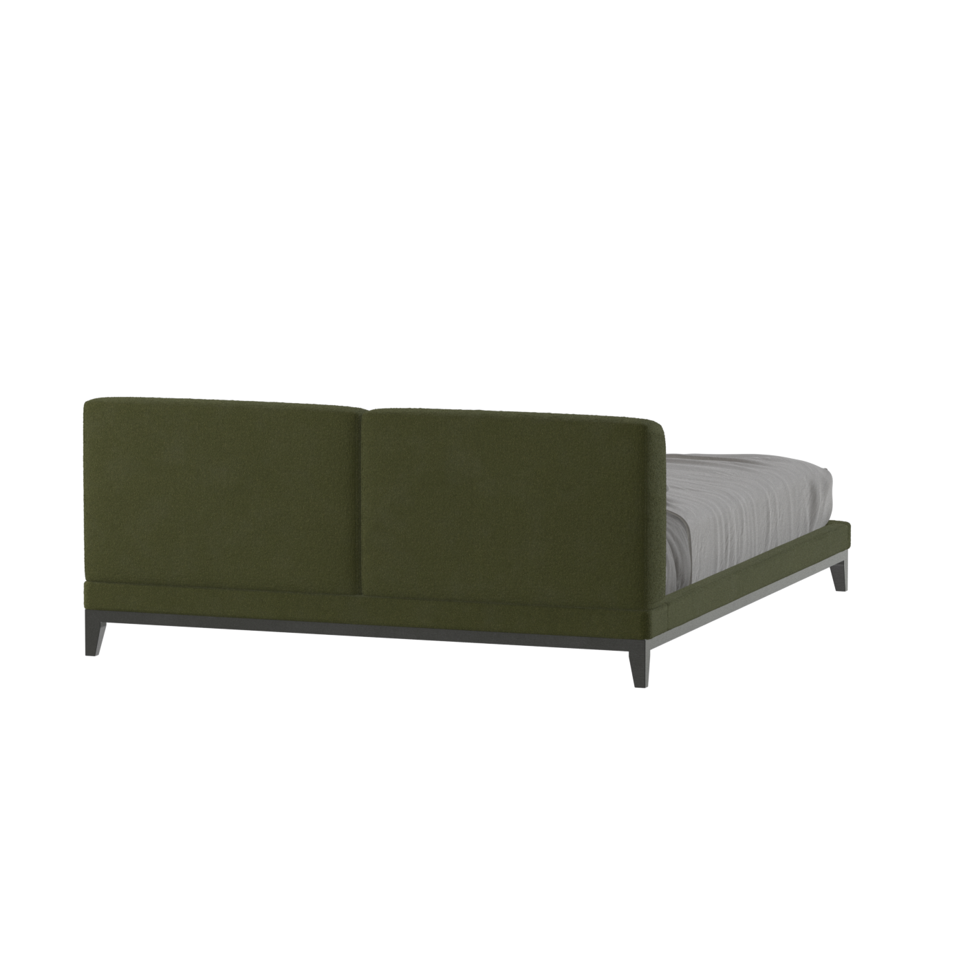 Infinity Upholstered Double Bed with Elegant Headboard