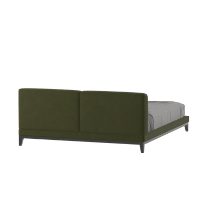 Infinity Upholstered Double Bed with Elegant Headboard