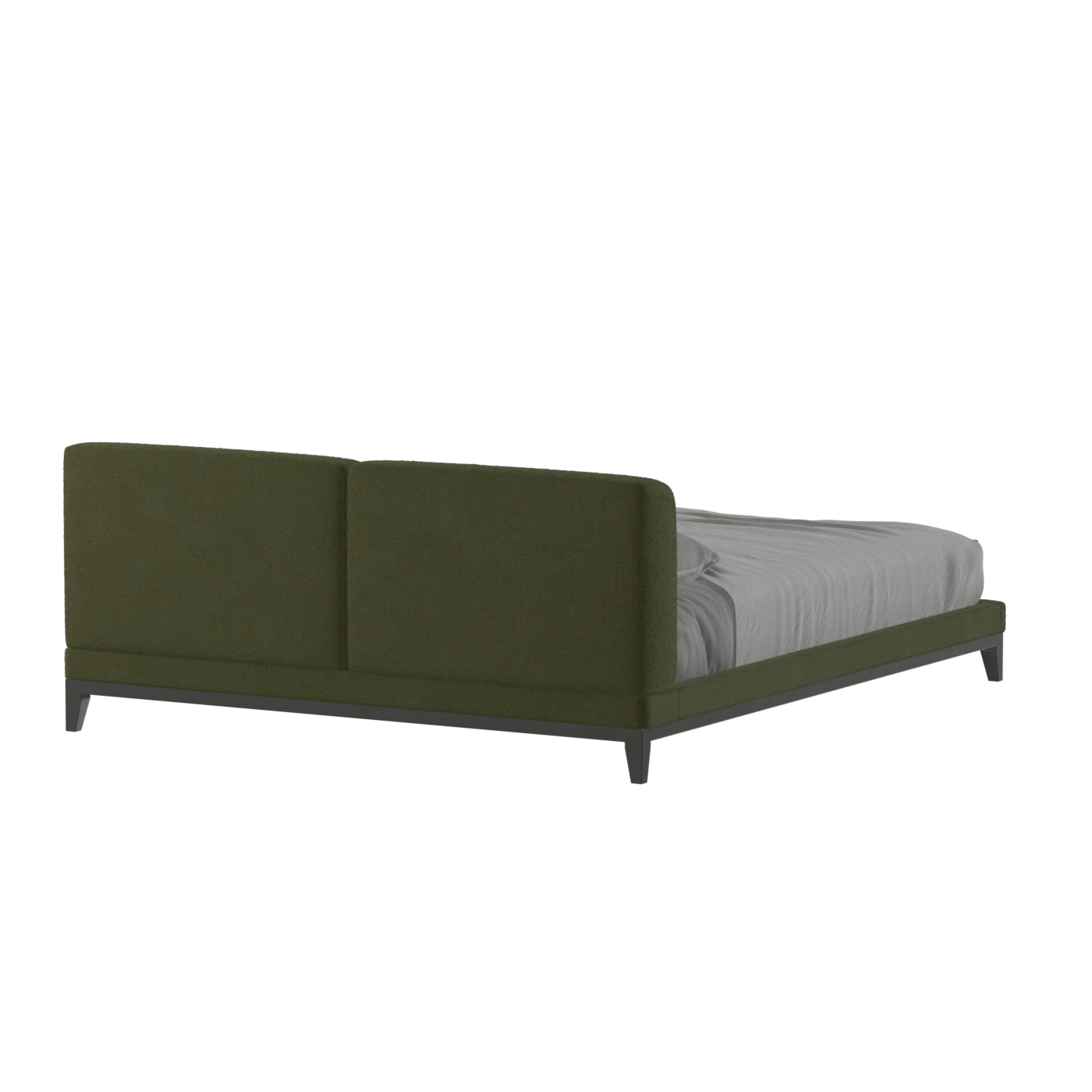 Infinity Upholstered Double Bed with Elegant Headboard