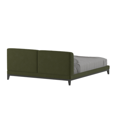 Infinity Upholstered Double Bed with Elegant Headboard
