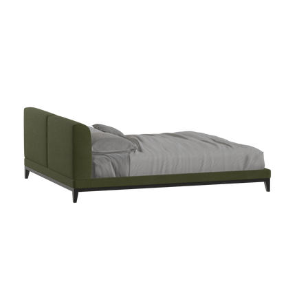 Infinity Upholstered Double Bed with Elegant Headboard