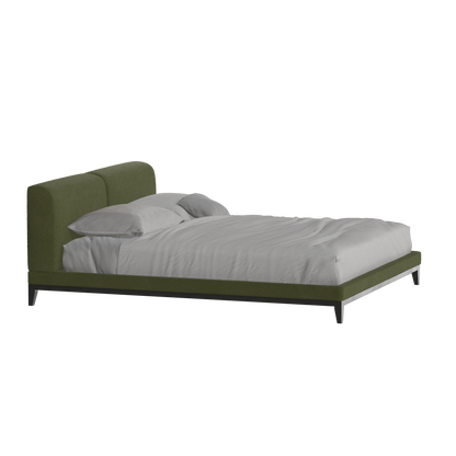 Infinity Upholstered Double Bed with Elegant Headboard