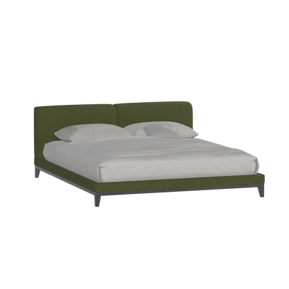 Infinity Upholstered Double Bed with Elegant Headboard