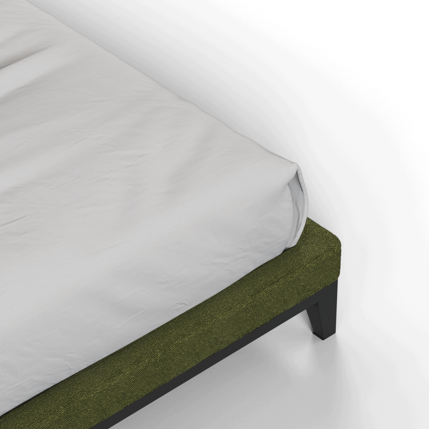 Infinity Upholstered Double Bed with Elegant Headboard