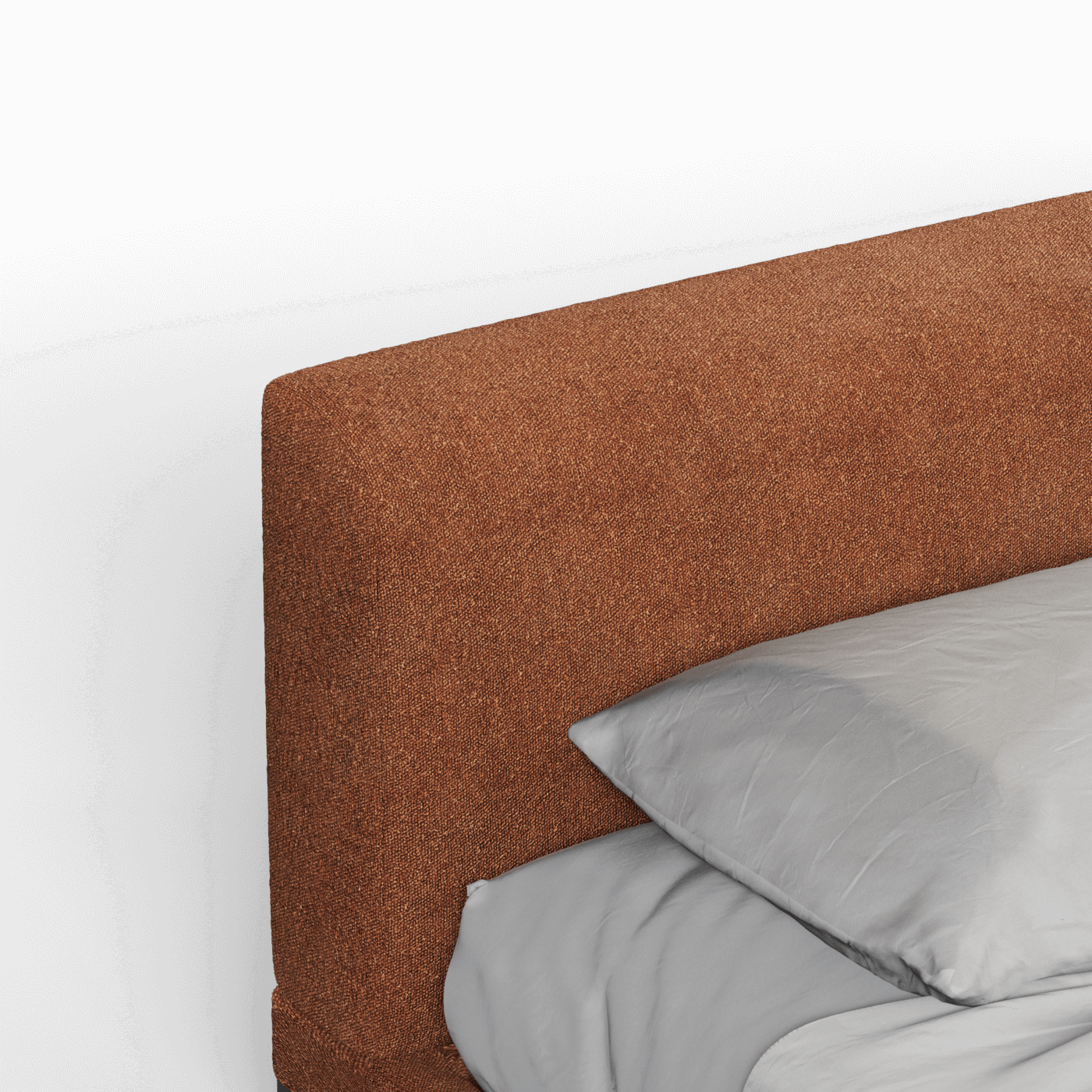 Infinity Upholstered Double Bed with Elegant Headboard