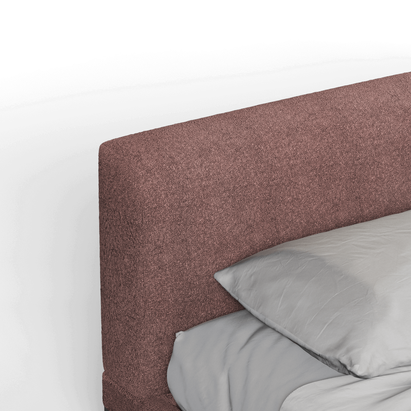 Infinity Upholstered Double Bed with Elegant Headboard