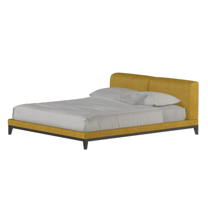 Infinity Upholstered Double Bed with Elegant Headboard