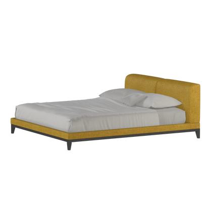 Infinity Upholstered Double Bed with Elegant Headboard