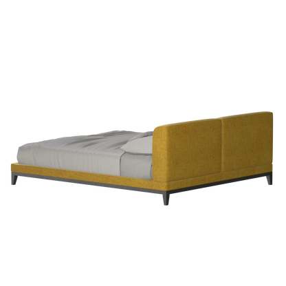 Infinity Upholstered Double Bed with Elegant Headboard