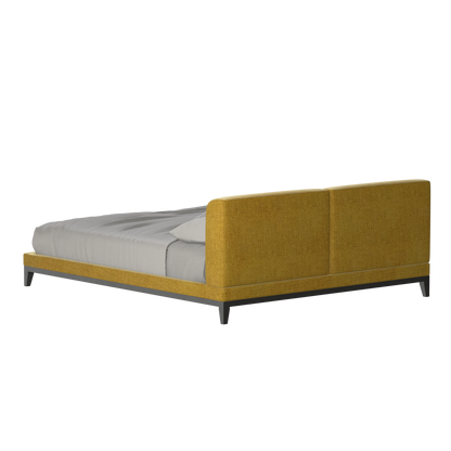 Infinity Upholstered Double Bed with Elegant Headboard