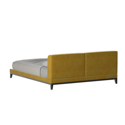 Infinity Upholstered Double Bed with Elegant Headboard