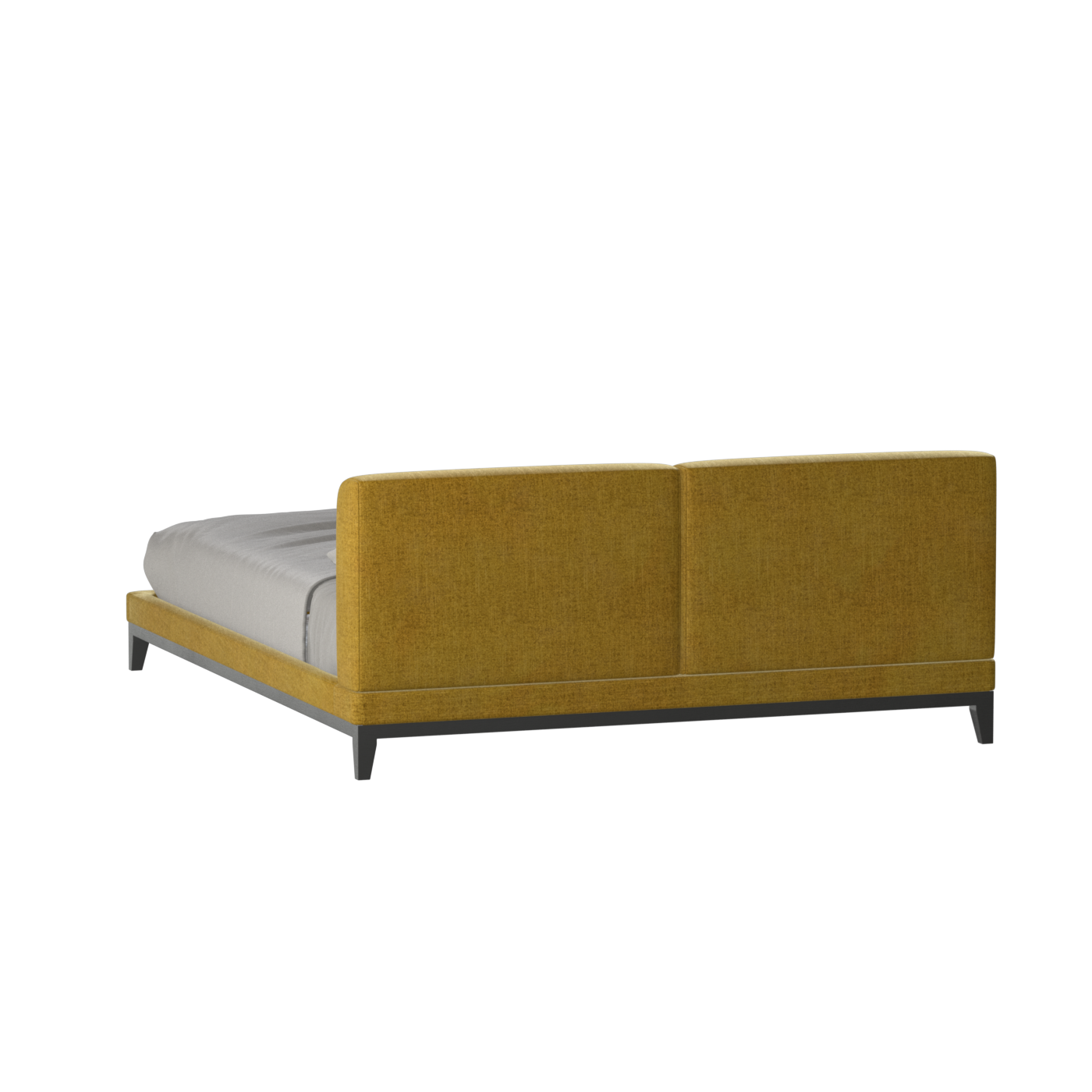 Infinity Upholstered Double Bed with Elegant Headboard
